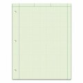 Tops Products TOPS, ENGINEERING COMPUTATION PADS, 5 SQ/IN QUADRILLE RULE, 8.5 X 11, GREEN TINT, 100PK 35510